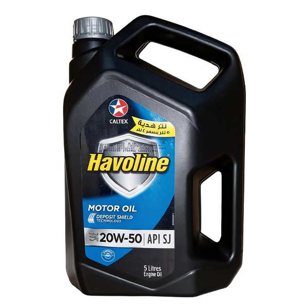 زيت محرك بنزين 5لتر (20w-50)من كالتكس