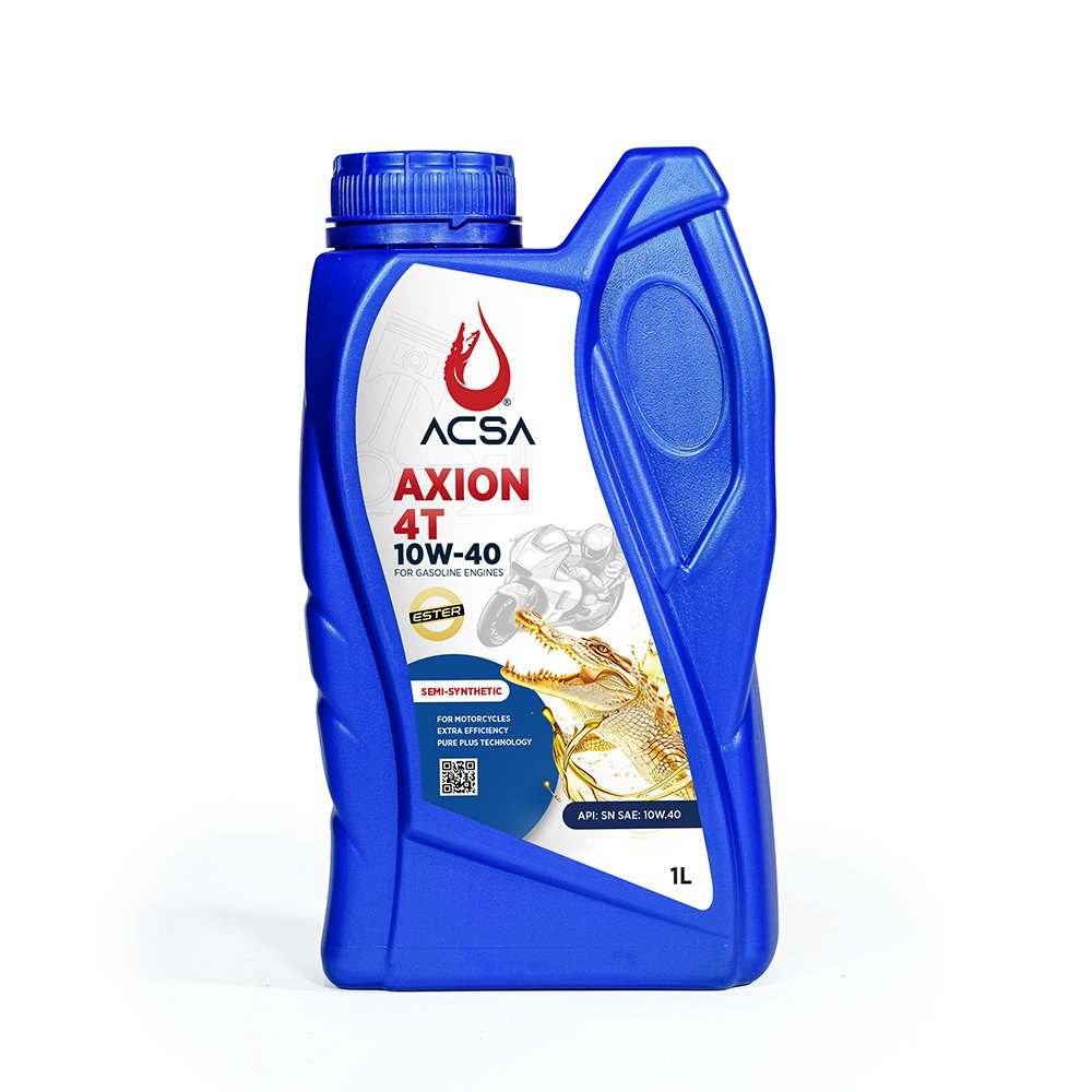 زيت محرك 10w-40 اكسيون1 لتر 4T من اكسا