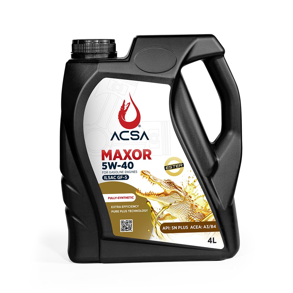 زيت محرك 5w-40 ماكسور 4 لتر من اكسا