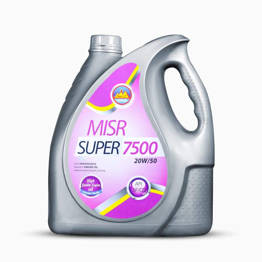 زيت محرك بنزين سوبر 7500 (20w-50) - مصر