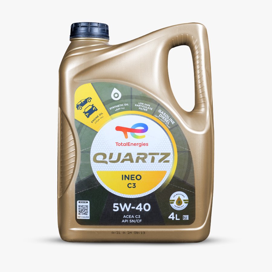 زيت محرك بنزين 4لتر Quartz(5w-40) - توتال